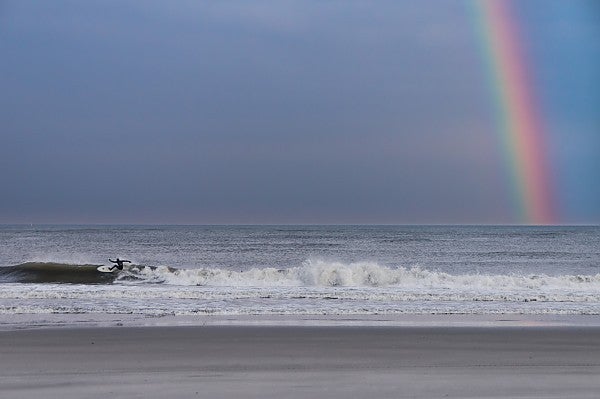 Offshore rainbow
4-1-13. Was on the wrong side of the