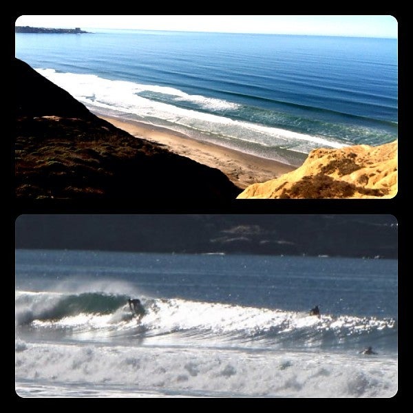 Blacks Beach
Blacks beach from above and below