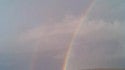 Pots Of Gold.
One rainbow ends at the Scripps pier,