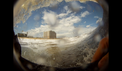 April 17th, 2011 OCMD GoPro Bodyboard. Delmarva, Empty Wave photo