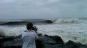 filming irene
me filming irene. New Jersey, Surf Art photo