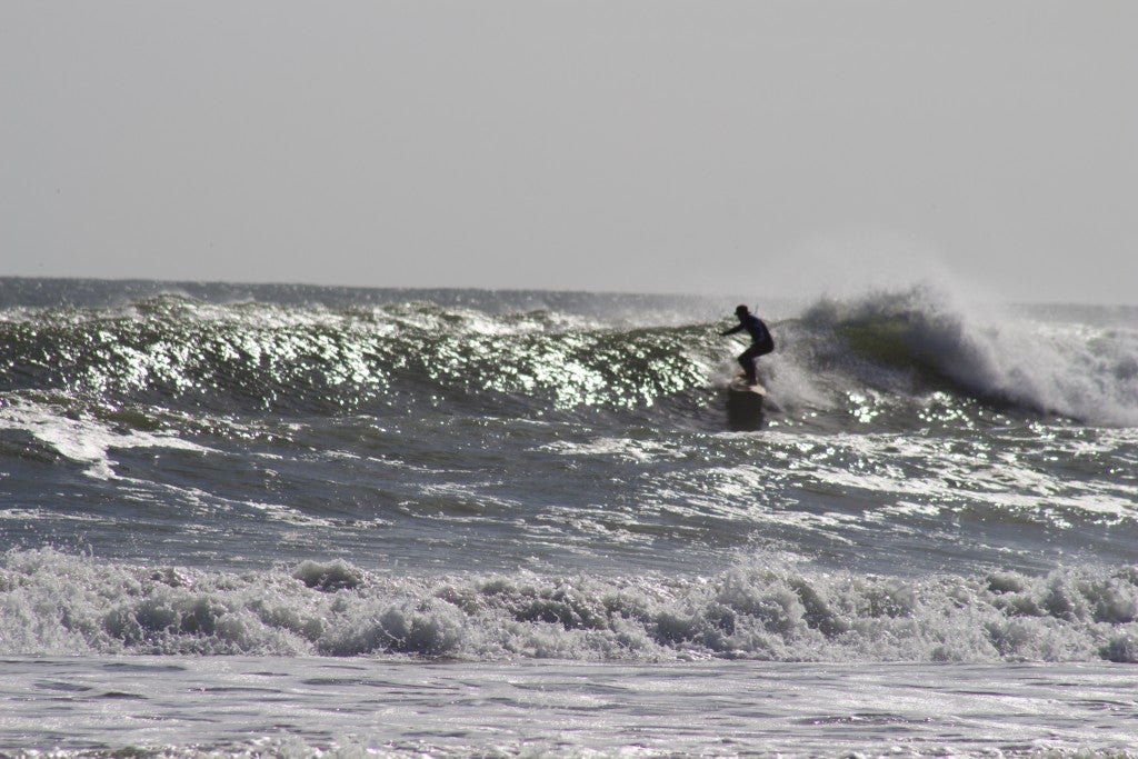 Frisco, outside!  Hurricane Nicole early swell, Saturday