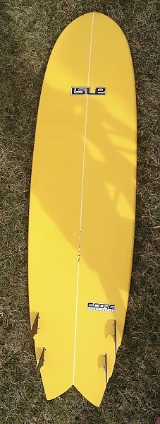The Pig - For Sale $270
Epoxy fish (quad) from Isle