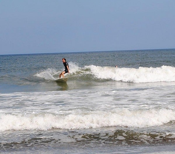 little spray. United States, Surfing photo