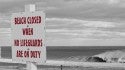 Beach Closed. New Jersey, Empty Wave photo