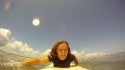 Happy happy joy joy
The look of bliss....paddling out
