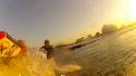 Sunset. United States, Surfing photo