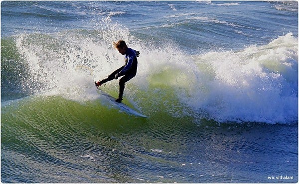 surfer Baron Markley,  Photo by Eric Vithalani