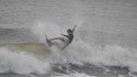 William Davis surfing the Washout, Folly Beach