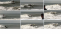 Patrick Nolan Surfing in Capemay 7-29-13