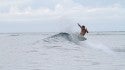 Cole Anderson on an Allen White Custom Surfboard
Cole