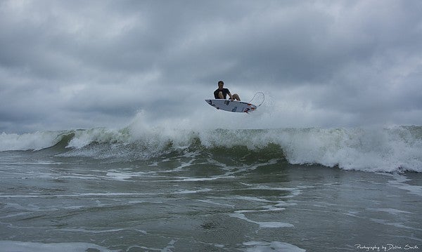 Stormy Days
Corey Howell blasting off on a stormy morning