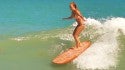 Jess surfing the flow. Florida, surfing photo