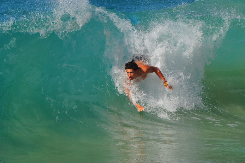 Sandy Beach, Oahu, surfing photo