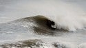 Kevin DeWald in the tube at 5th street north wildwood