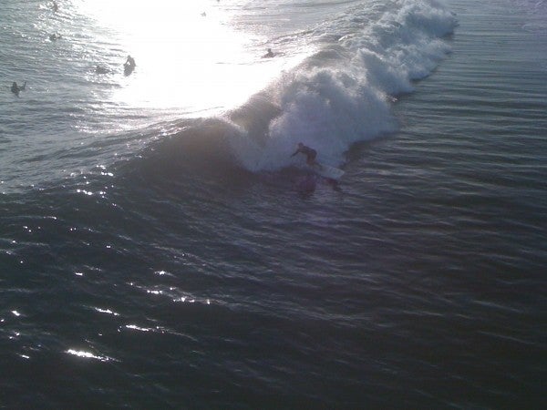 Phone Camera Surf Pic. Florida Panhandle, Surfing photo