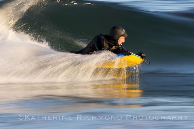 Cruising along Good Harbor Beach. Northern New England, Bodyboarding photo