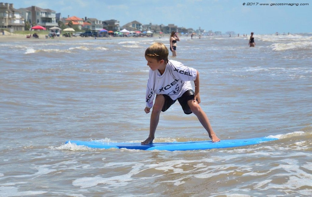 Tristin in his first TGSA event. STOKED!