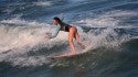 Young Lady shows her moves on the Board.