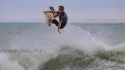 Cobi Christiansen carving up Surfside Beach and racking