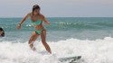 Carson Grace Kim having fun at Dunes Club