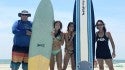 Dunes Surf Team.  KR, Carson Kim, Pearl Tse, Darlene