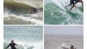 Chris Moore and Mako Musilinus . Virginia Beach / OBX, surfing photo
