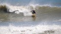 last big swell, slightly blown out.