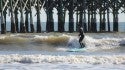 small kine ankle slappah @ Folly. South Carolina, Surfing photo