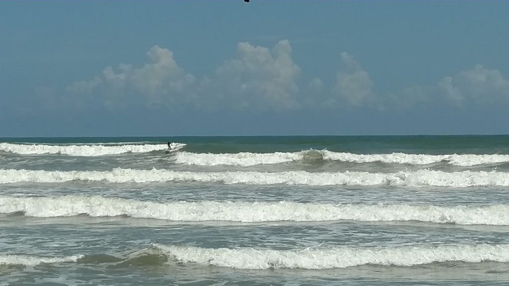 TS Franklin. North Texas, surfing photo