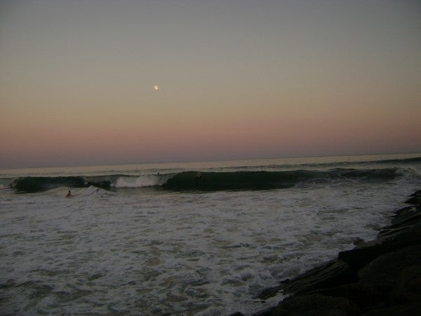Moon Set
last bertha day. Southern New England, surfing photo