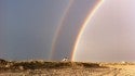 2X rainbow
double rainbow while surfing late friday