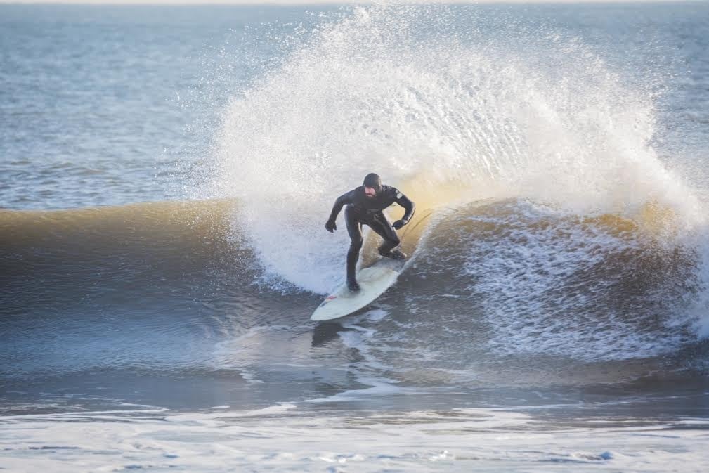 Photo: John Bacaring. New Jersey, surfing photo