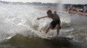 Skimming
The surf was flat so whynot skim. Thomas Haut