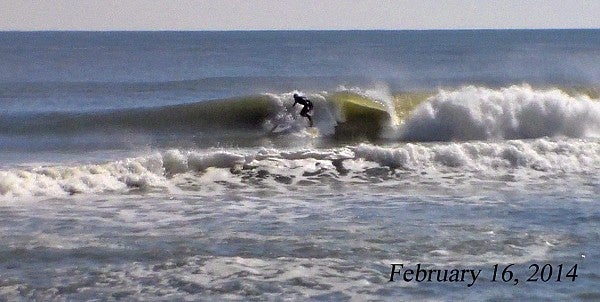 Winter 2014
Some small waves Winter 2014. United States, Surfing photo