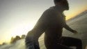 surfing the outer banks -- december -- raven , noah , and drew