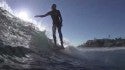 Longboarding at Pleasure Point in Santa Cruz