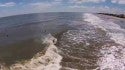 Folly Beach Drone - Hurricane Erika Surf - DJI Phantom Vizion