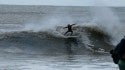 Surfing New York, CJ Mangio 11 year old! (Hermine)