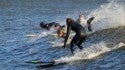 Winter Surfing Manasquan Inlet