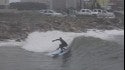 Huge bay surf in New Jersey