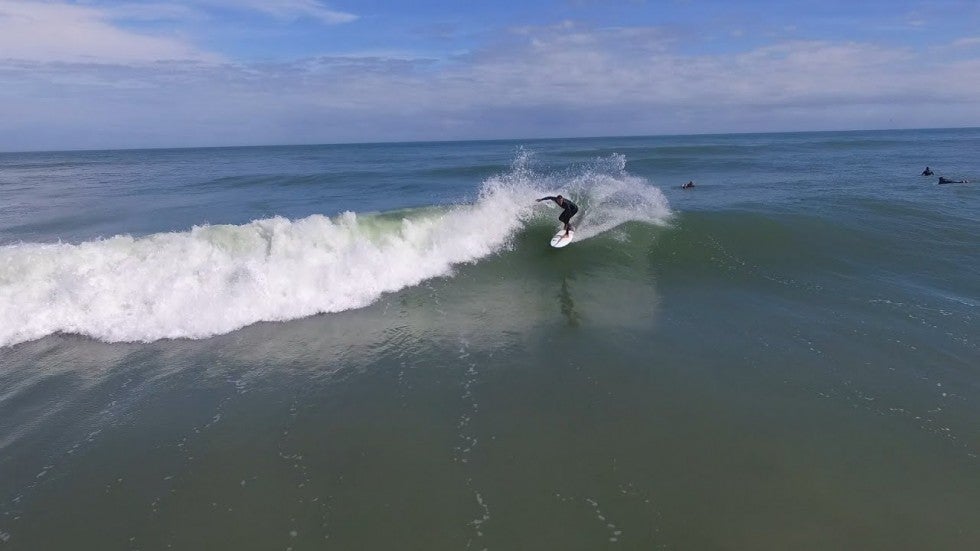 2018 BREVARD COUNTY SURFING DRONE FOOTAGE