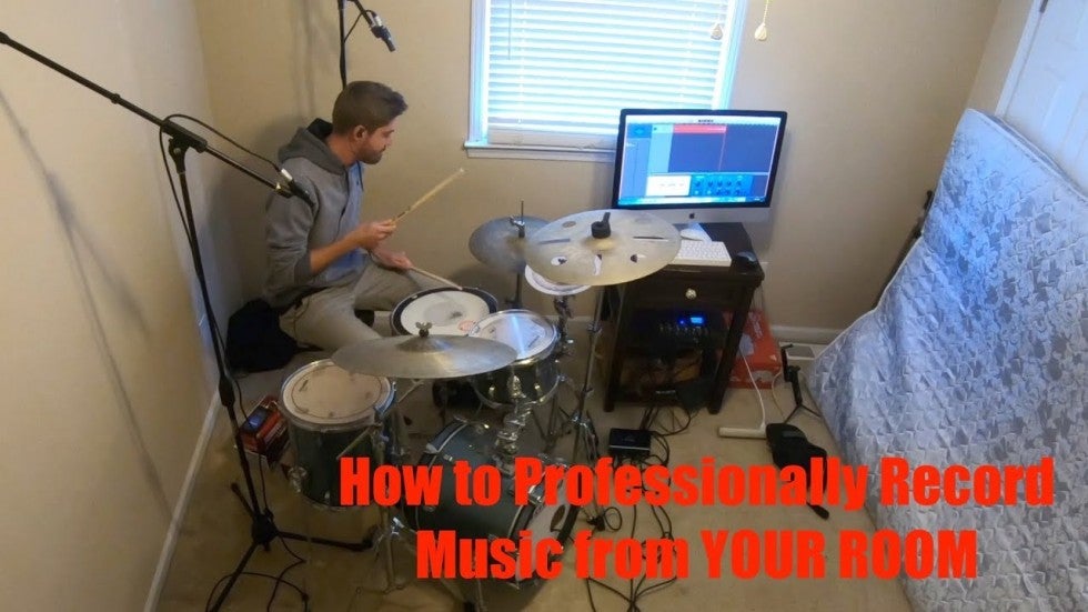 How to Professionally Record Music from YOUR ROOM