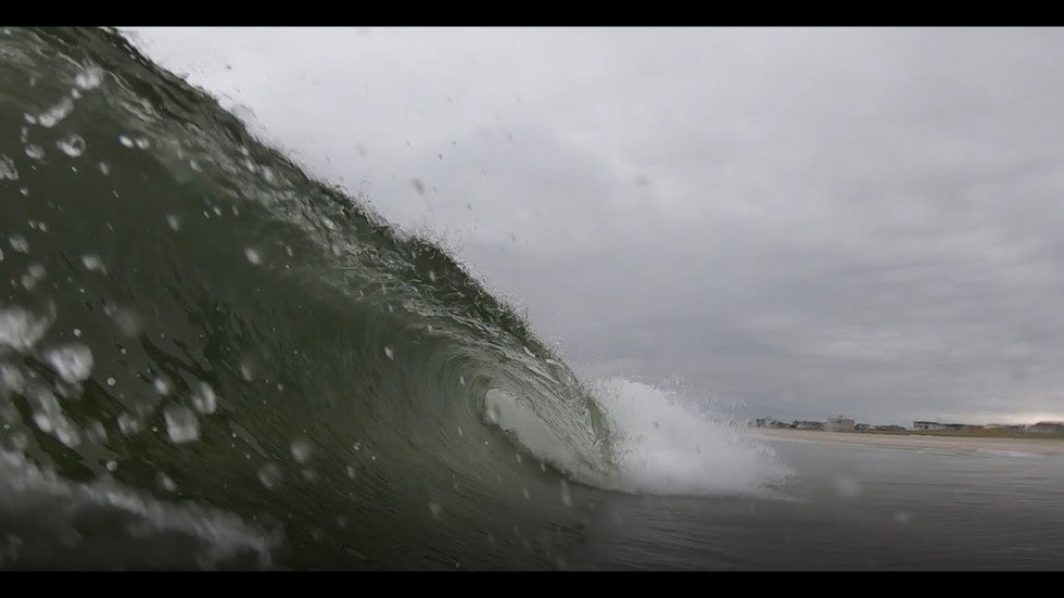 Surfing Tropical Storm Chantal | August 2019 | New Jersey (GoPro)