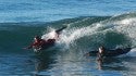 Mat surfing Rockview Santa Cruz January 28, 2018