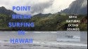 Surfing - Point Break -   Kauai, Hawaii -  RAW FOOTAGE - HD - Calm and Relaxing Ocean Sounds
