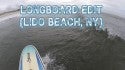 Longboard Surfing in a Storm at Lido Beach, NY: GoPro POV Edit