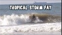 Surfing Tropical Storm Fay on Long Island, New York