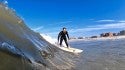 Surfing TROPICAL STORM FAY NEW YORK! (Day 1)