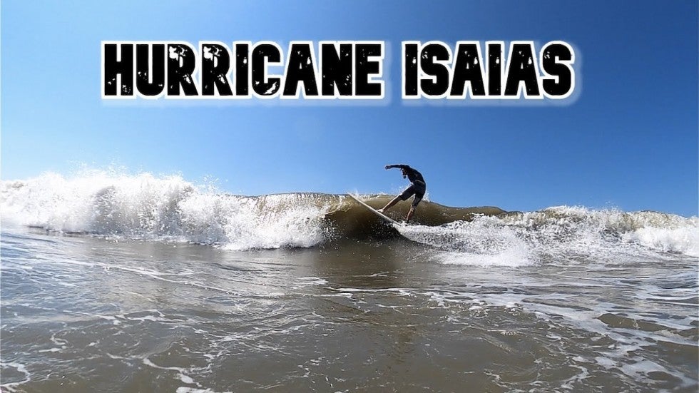 Surfing Hurricane Isaias on Long Island (Part 1)